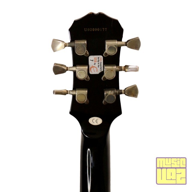 Guitarra Les Paul Custom Epiphone Black Beauty - Foto 6