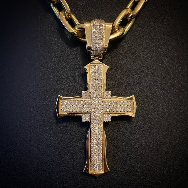 Crucifixo em Ouro e Diamantes - Foto 5