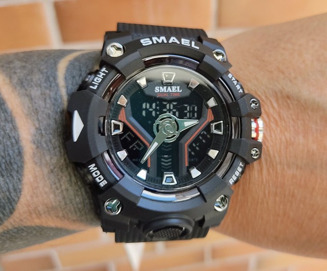 Relógio original Smael 8075 - Foto 3