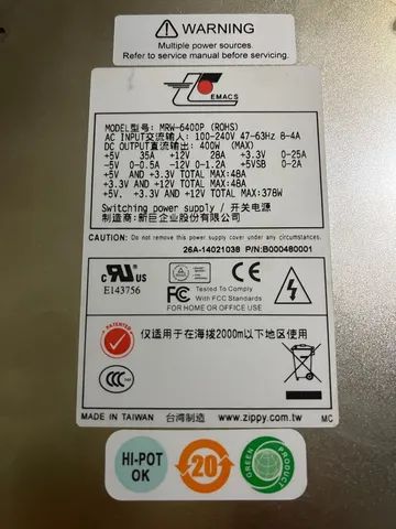 Fonte redundante 400 Watts Emacs (400 + 400 Watts ) - Foto 3