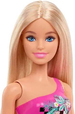 Boneca Barbie Bailarina Loira com Roupa Rosa Original Mattel