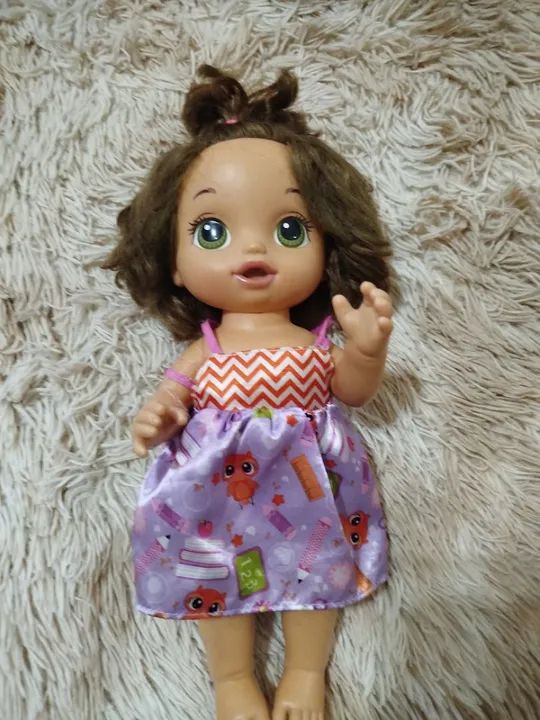 Baby alive escolinha morena 