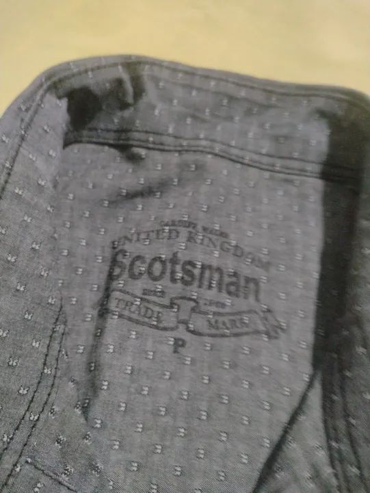 Camisa Manga Longa Cinza - Foto 2