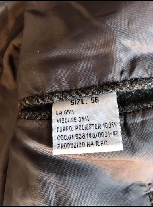 Blaser de lã masculino Wool Collection 56 - Foto 5