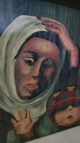 Pintura a óleo em tela
