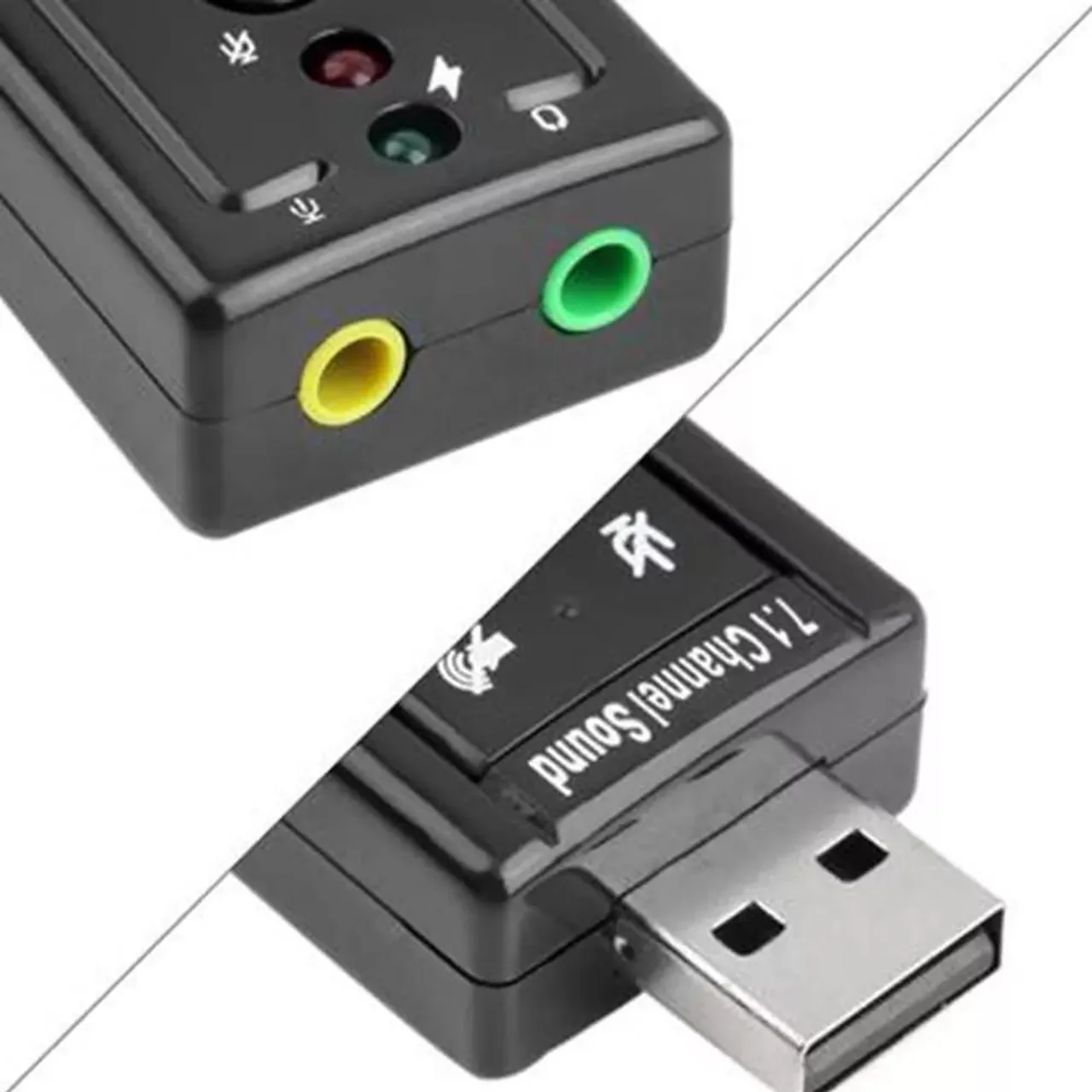Placa de Áudio USB pra computador ou Notebook