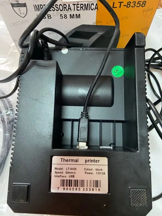 Impressora térmica USB 58mm LT-8358 - Foto 2