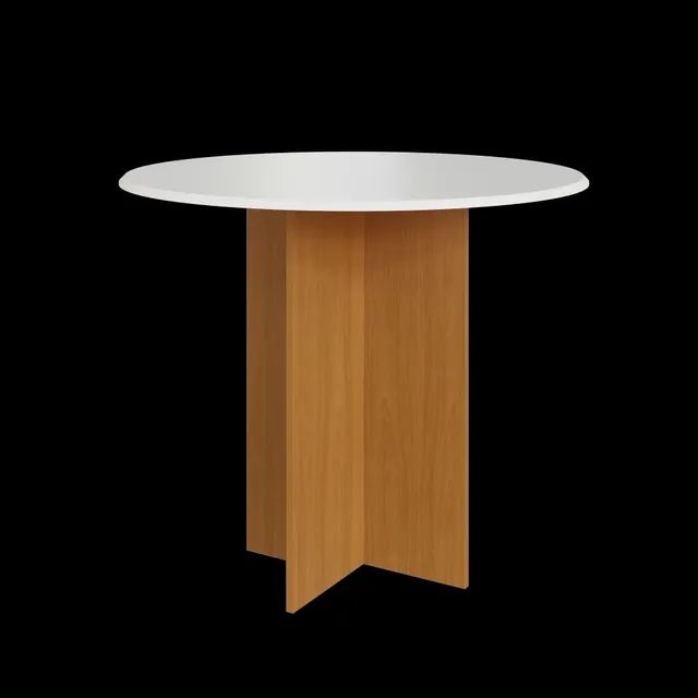 Mesa redonda 90x90 com 4 cadeiras  - Foto 3