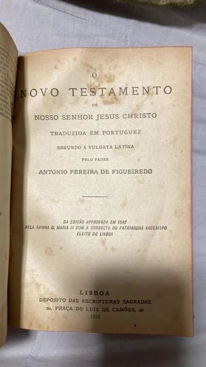Biblia Vulgata Antonio Pereira de Figueiredo