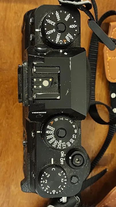 Corpo de câmera fuji xt4 preta  - Foto 5