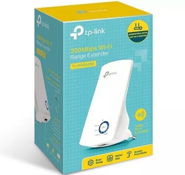 Repetidor De Sinal Wireless Wi-fi 300mbps Tp-link Ti-wa850re