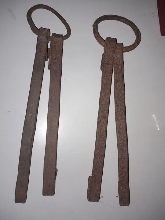 Par de ferros de pendurar barril  - Foto 4