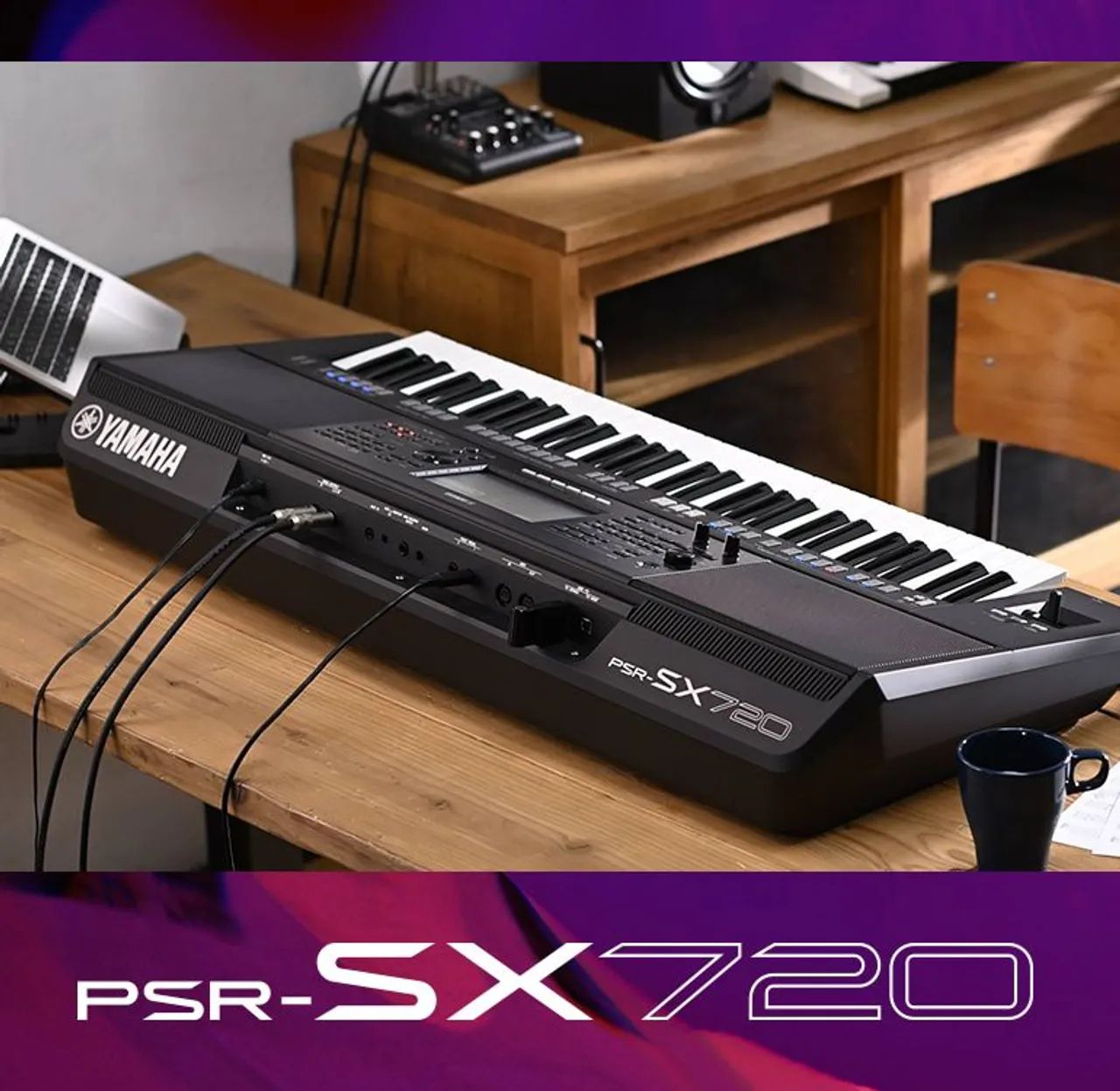 Teclado Yamaha PSR Sx720 Lacrado com nota fiscal e garantia de um ano.