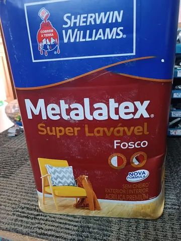 Tinta Sherwin Williams Metalatex Premium areia - Foto 3