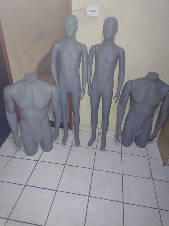 Vendo manequins de plástico rígido e de fibra  - Foto 4