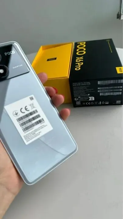 Poco x6 Pro 256gb 08gbRAM Lacrado Global Preto ou Cinza Entregamos