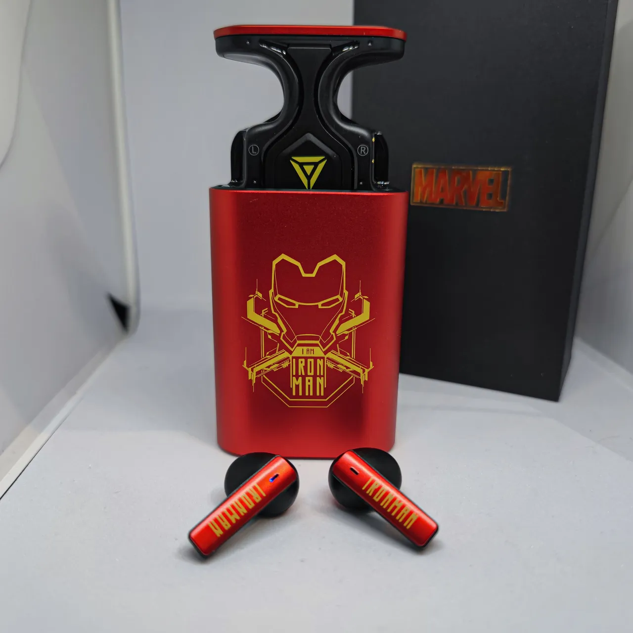 Fone sem fio Homem de Ferro Gamer G9 Disney