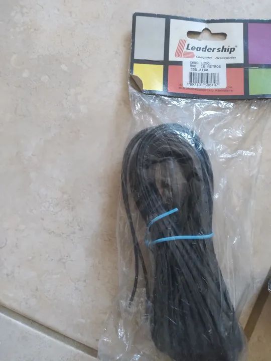 Cabo Telefone Liso 10 Metros - Foto 4