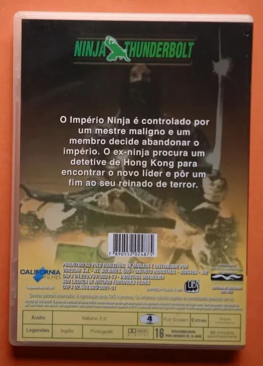 Dvd Ninja Thunderbolt - Jackie Chan  - Foto 2