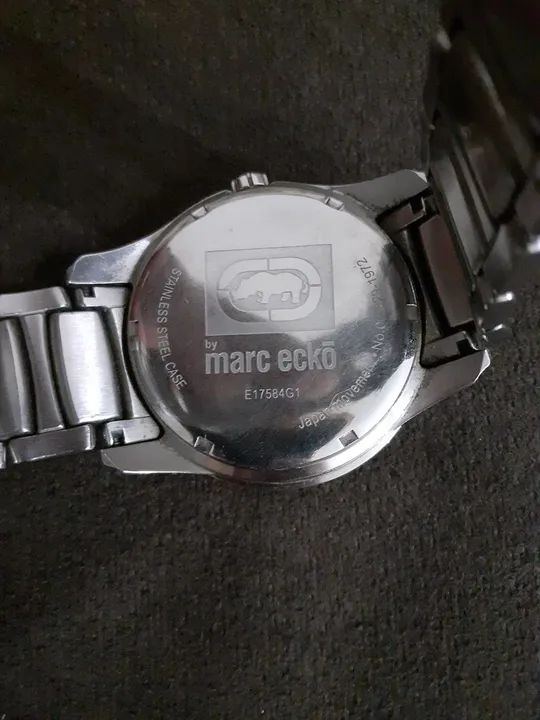 Relógio original Marc Ecko Aço inoxidável excelente estado- prova d agua  - Foto 4
