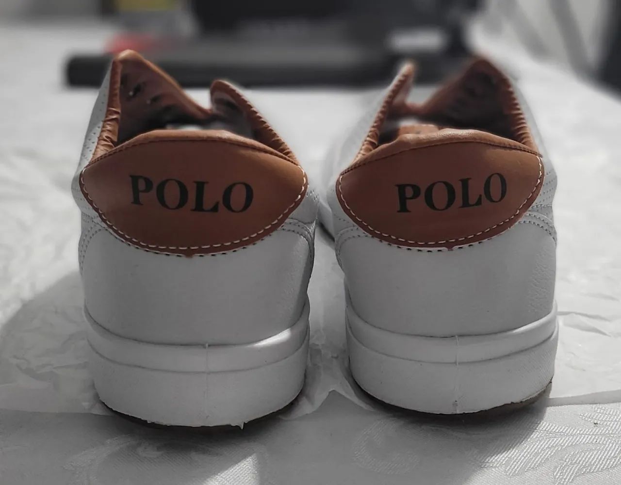 Polo Wear Tenis Polo Masculino Branco Couro Mocassim Masculino