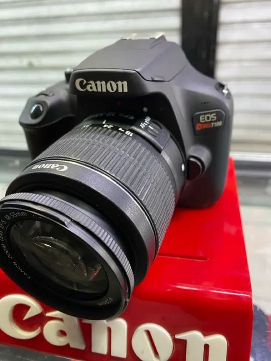Canon t100 + brindes 1 ano de garantia - Foto 2