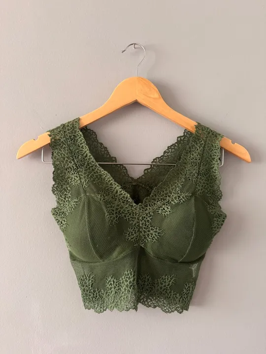 Sutiã de renda verde - Novo