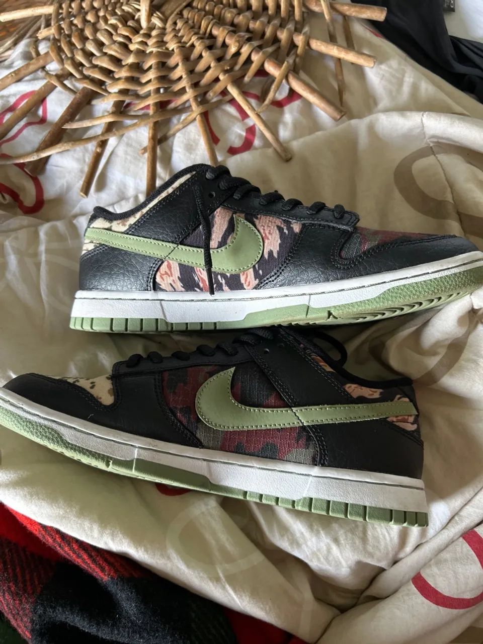 Nike Dunk Low se black multi camo  - Foto 4