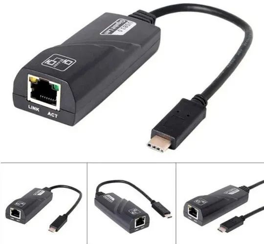 Adaptador Tipo C RJ45 USB 3.0 Knup KP-AD103 Gigabit - Foto 3