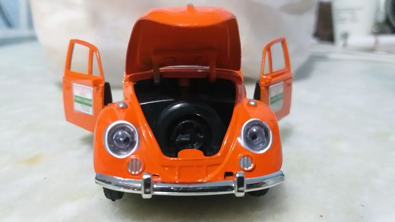 Miniatura Fusca Laranja Monza  - Foto 5