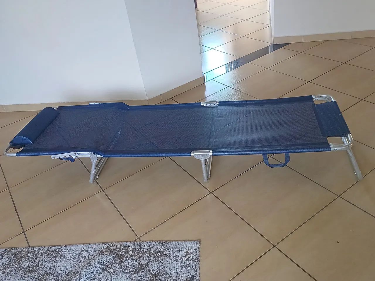 Espreguiçadeira de alumínio 