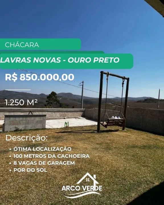 CHÁCARA LAVRAS NOVAS - OURO PRETO