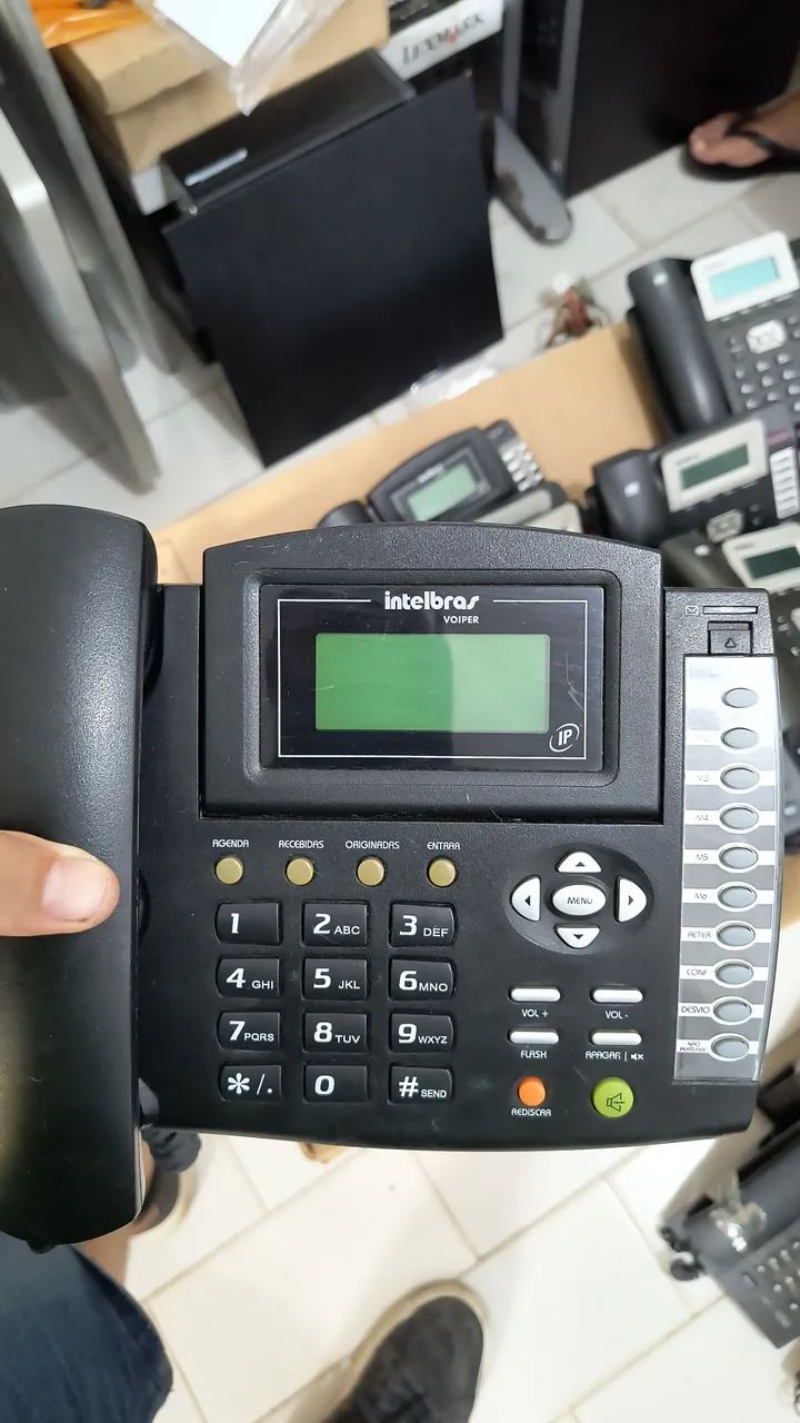 Lote de telefones VOIP Intelbras( vendo tb na unidade) - Foto 4