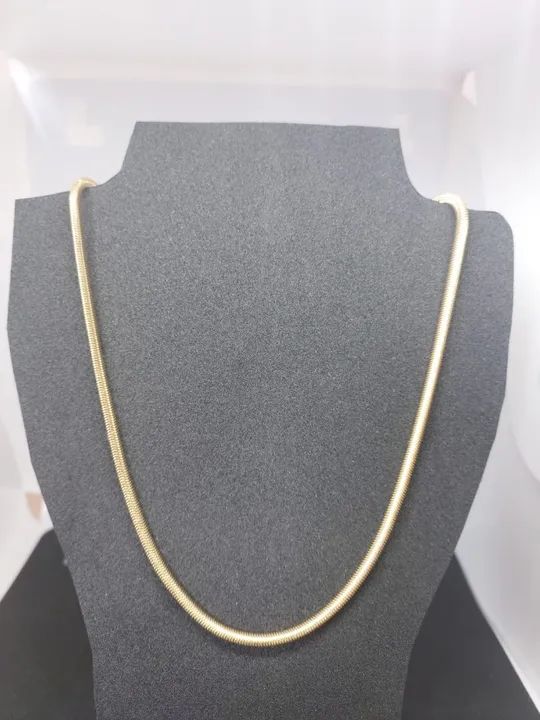 Gargantilha choker banhada a ouro lacraia  - Foto 5