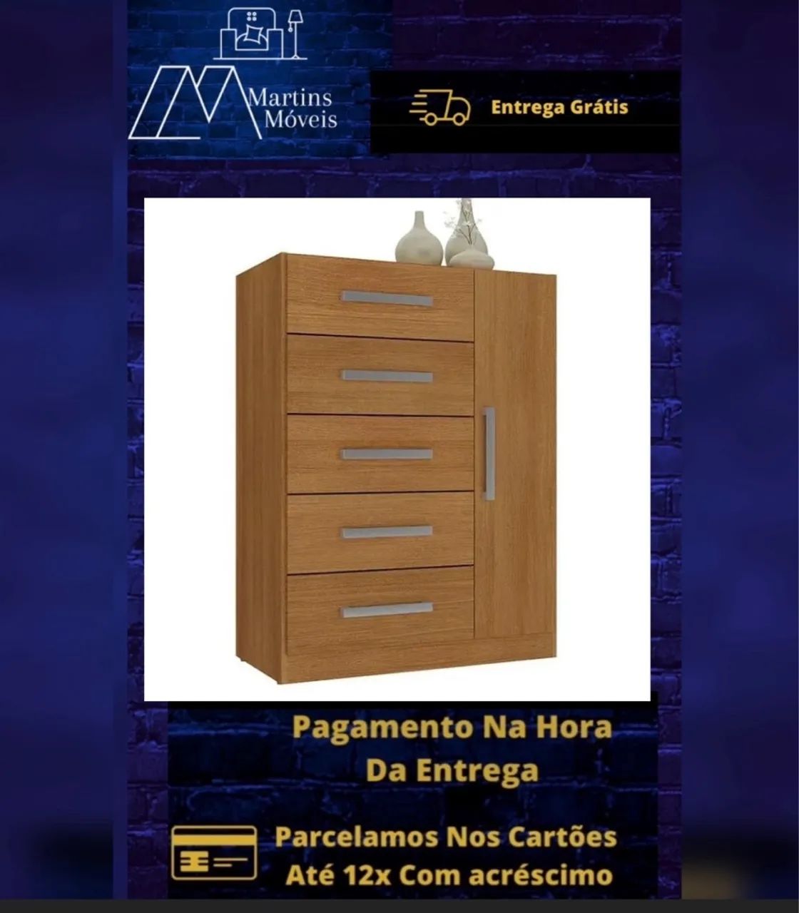 GRANDE PROMOÇÃO CÔMODAS ENTREGA GRÁTIS COM VÁRIOS MODELOS E CORES   - Foto 5