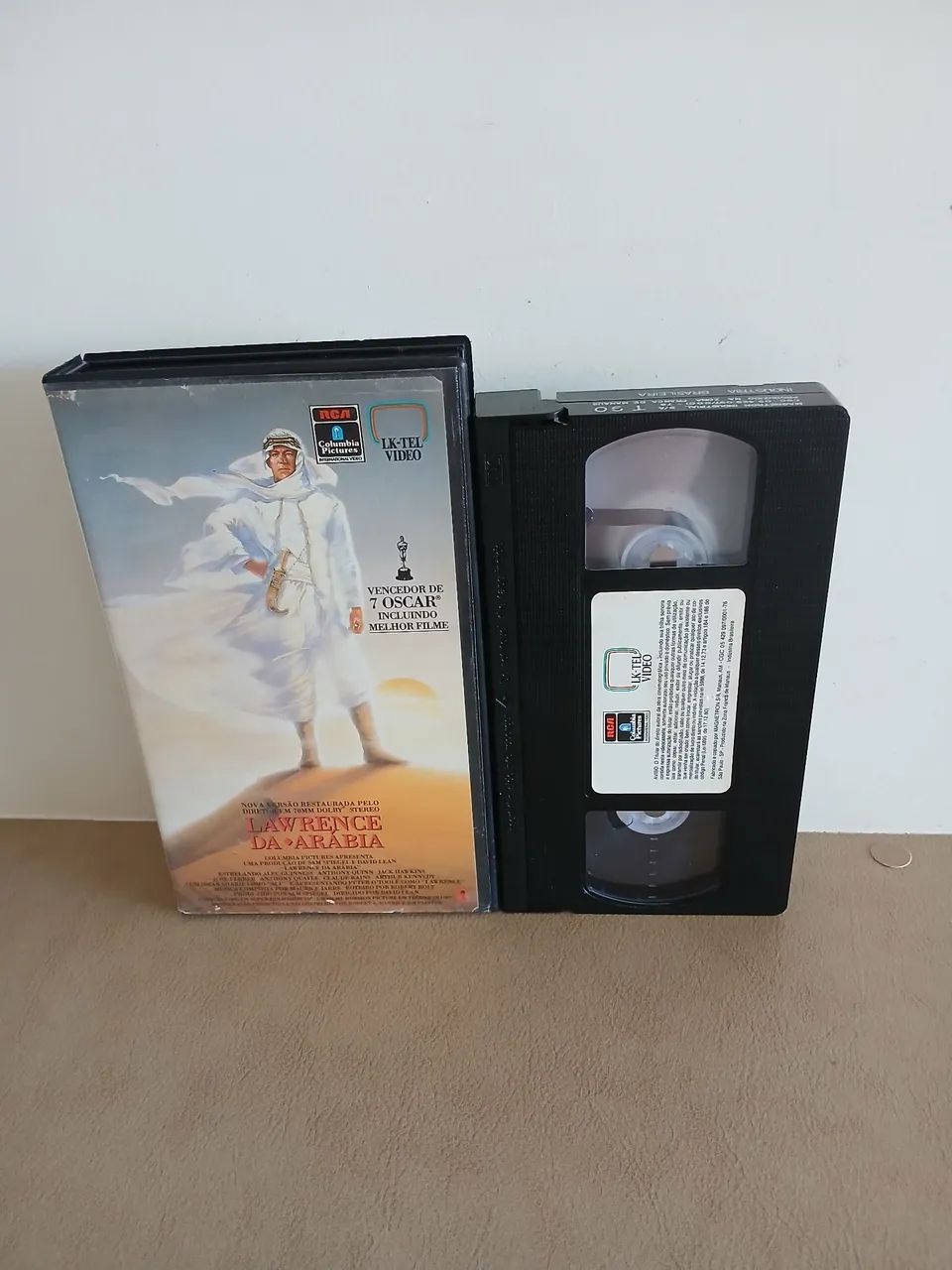 Fita Dupla VHS - Lawrence da Arábia - David Lean  - Raro - Foto 5