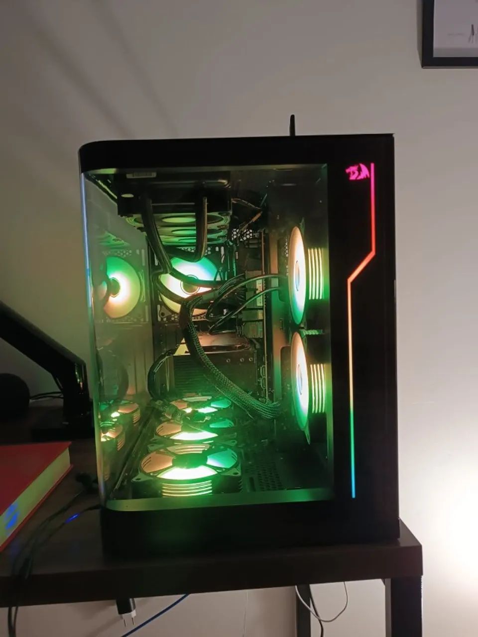 Kit NOVO com 5 Fans ARGB AIGO AR12 PRO - Foto 2