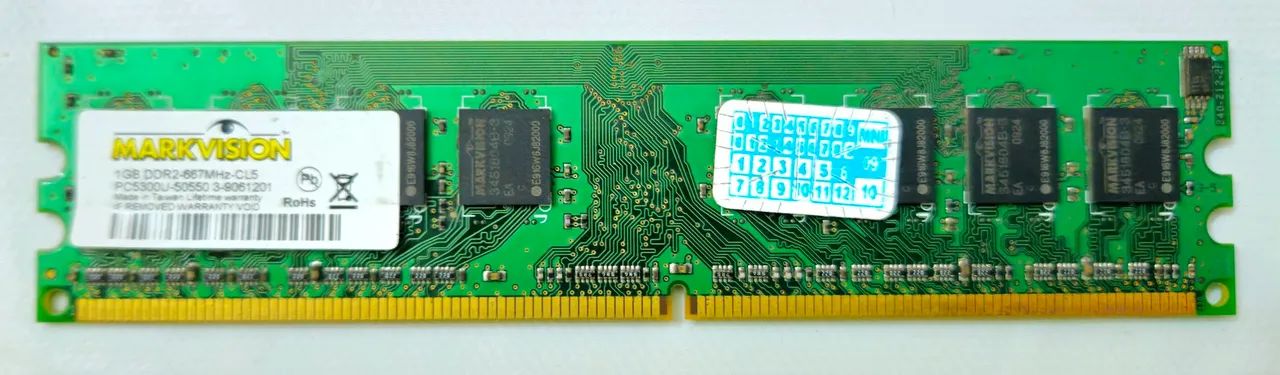 Memória RAM 1GB DDR2 667MHz Markvision
