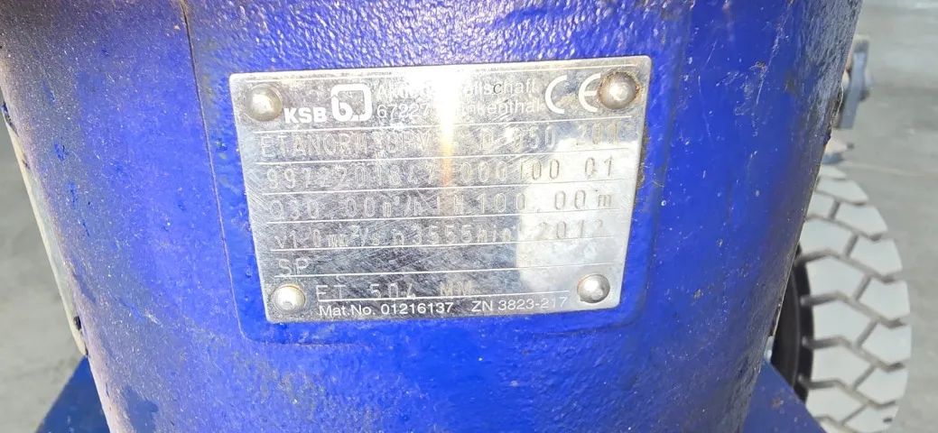 Bomba KSB 30m3/h - 25CV 440Vac (TEMOS VIDEO) - Foto 6