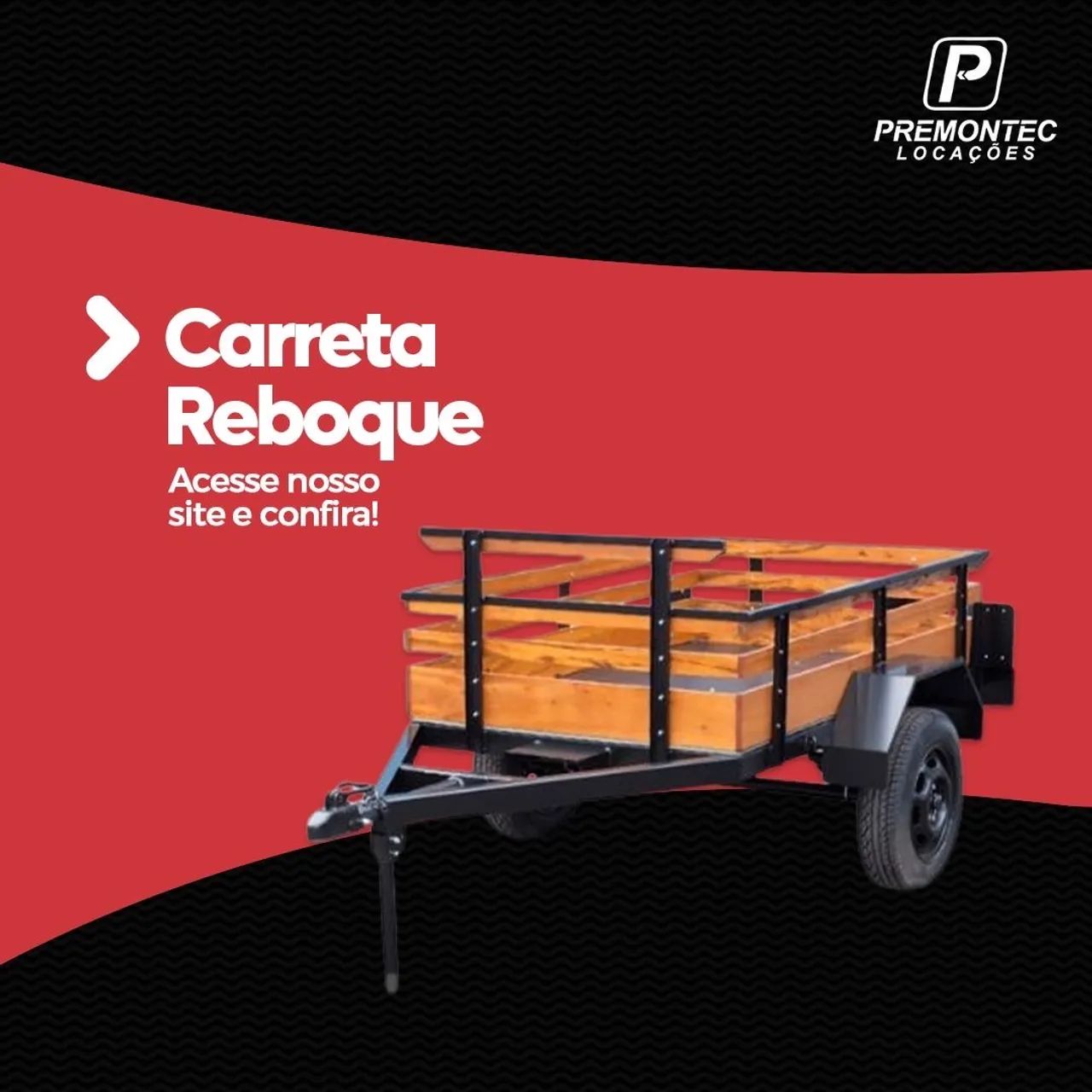 Locação de carretinha reboque 