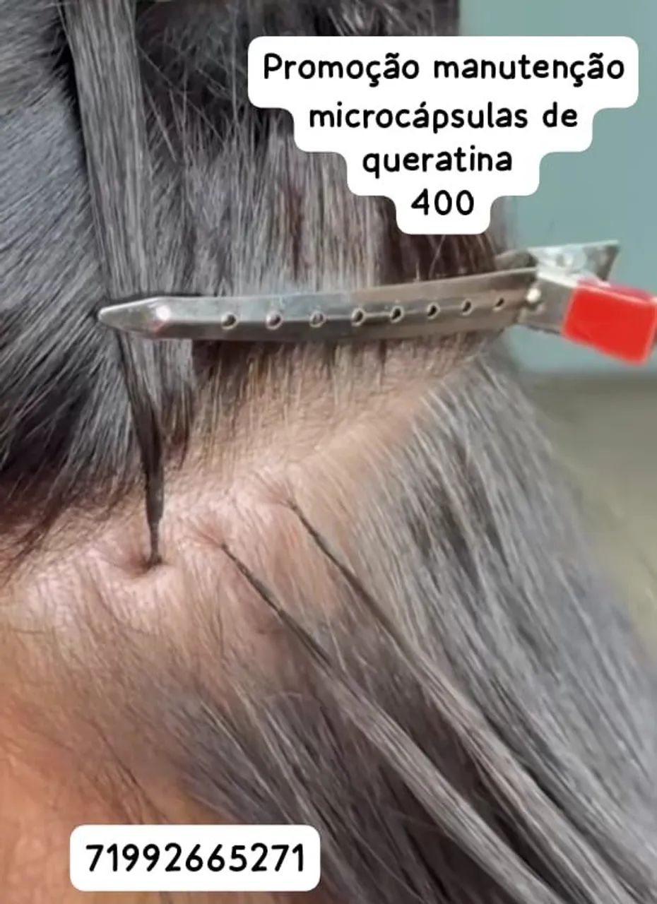  Manutenção Microcápsulas de Queratina