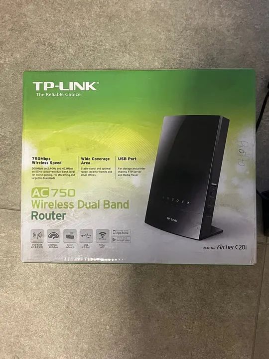 Roteador TP-Link Archer C20i AC750 Dual Band