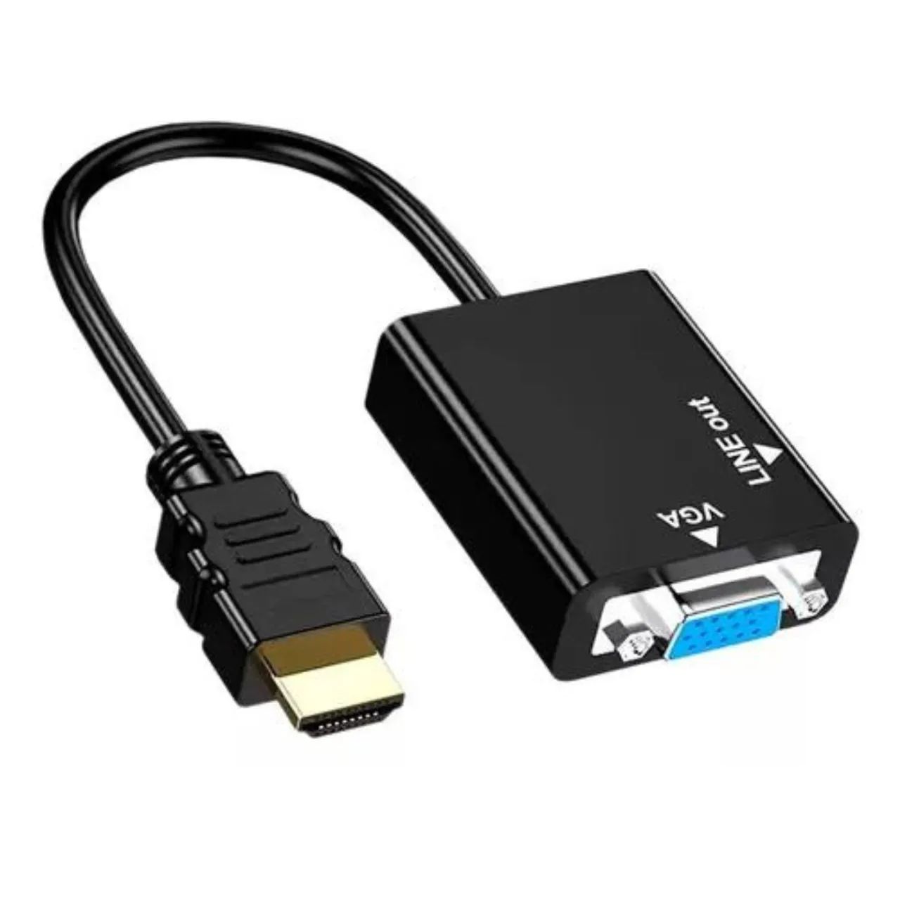 Cabo Conversor HD para VGA com Áudio - Foto 3