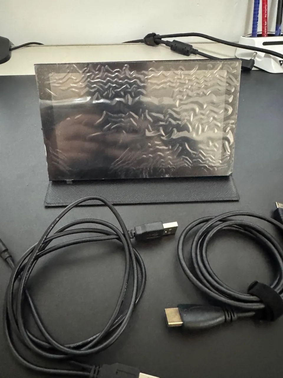 Monitor 7 Polegadas Mini Monitor Touchscreen 1024x600 Hdmi Cor Preto ...