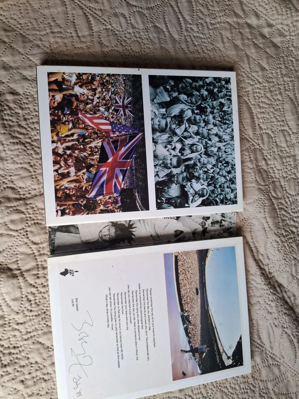 Álbum DVD Live aid feed The Word 1985 - Foto 2