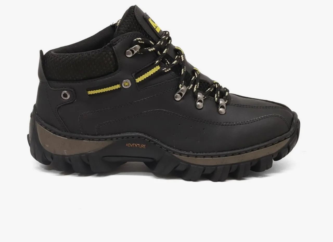 Bota tênis coturno adventure masculino confortável tamanho 46