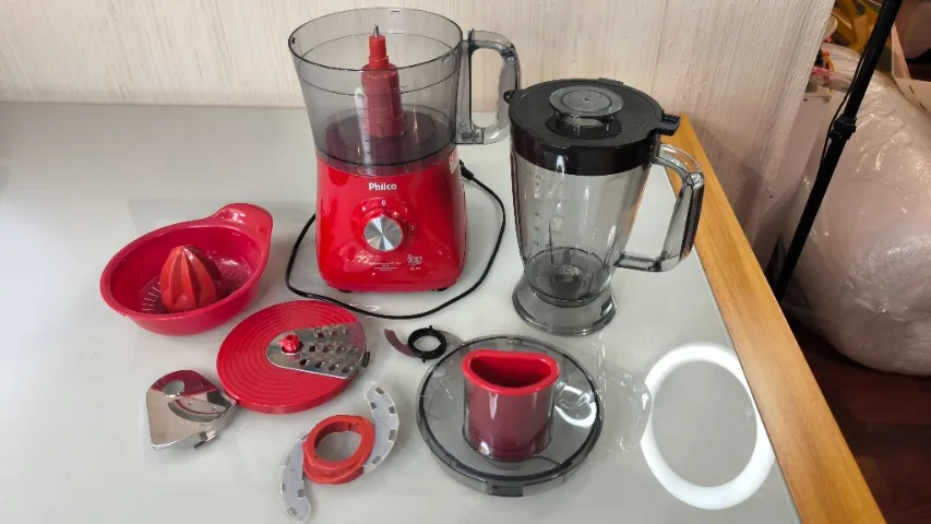 Multiprocessador Philco All In One Citrus 800w Cor Vermelho 127V
