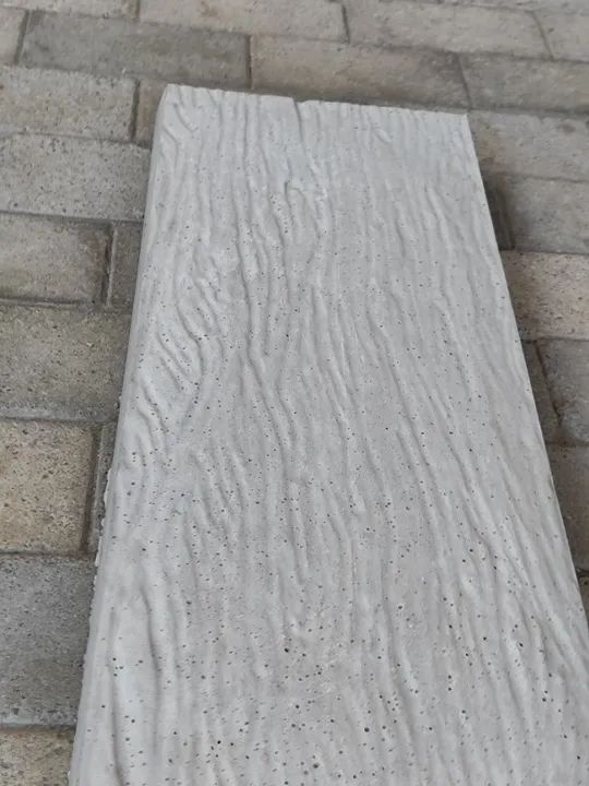 Pisante de concreto tipo madeira - Foto 2