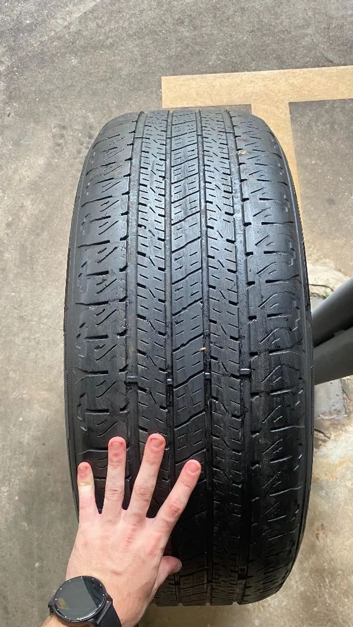 Jogo com 4 pneus 255/55/20 goodyear wrangler - Foto 3