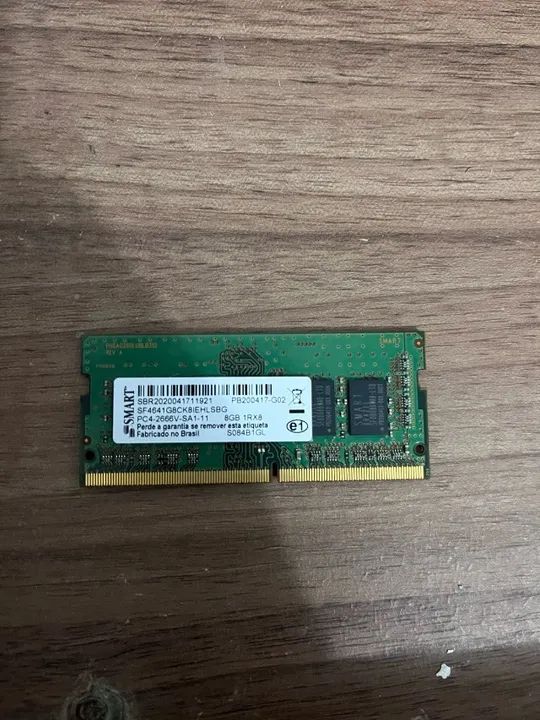 1 Memoria Ram DDR4 8gb 2666mhz